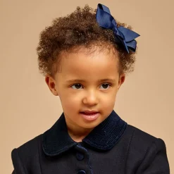 Peach Ribbons Hair Accessories*Navy Blue Bow Hair Clip (12cm)