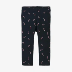 NAME IT Leggings|Leggings*Navy Blue Candy Cane Baby Leggings