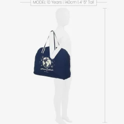 Mini Rodini Bags*Navy Blue Canvas Sports Bag (48cm)
