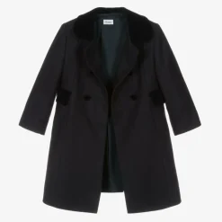 Ancar Coats & Jackets|Coats & Jackets*Navy Blue Classic Wool Coat