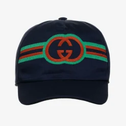 Gucci Hats*Navy Blue Cotton Cap