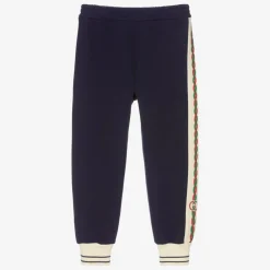 Gucci Trousers*Navy Blue Cotton Joggers