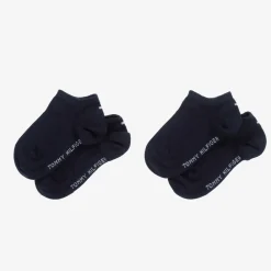 Tommy Hilfiger Socks*Navy Blue Cotton Trainer Socks (2 Pack)