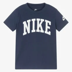 Nike Tops|Tops*Navy Blue Cotton T-Shirt