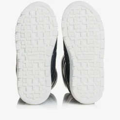 Moncler Enfant Boots|Boots*Navy Blue Down Pocket Boots