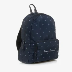Tommy Hilfiger Bags|Bags*Navy Blue Flags Canvas Backpack (40cm)