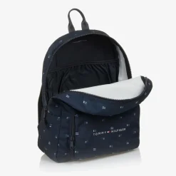 Tommy Hilfiger Bags|Bags*Navy Blue Flags Canvas Backpack (40cm)