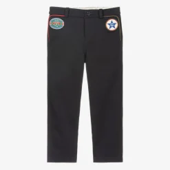 Gucci Trousers*Navy Blue Gabardine Trousers