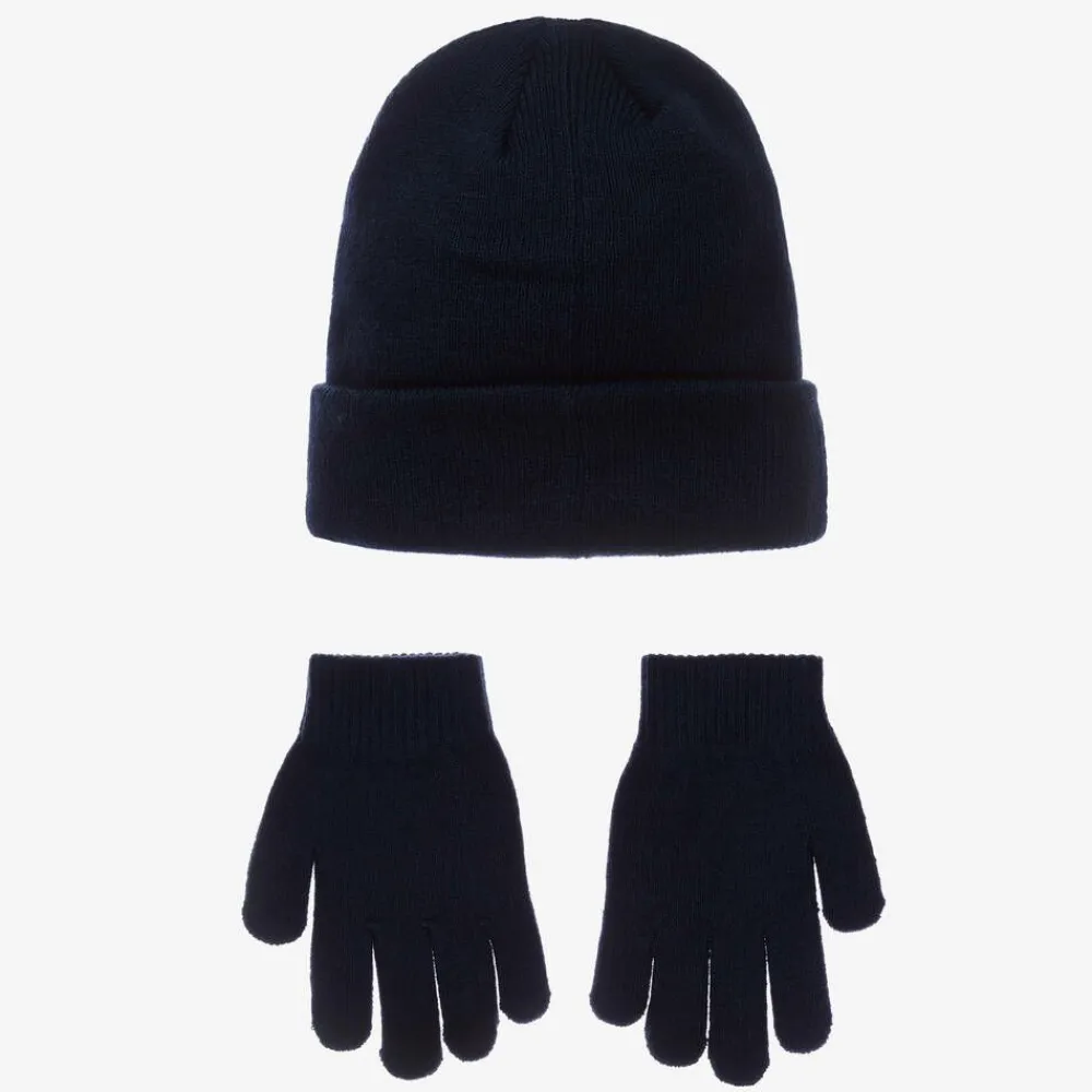 Nike Gifts|Hats*Navy Blue Knitted Hat Set