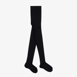 Falke Tights|Tights*Navy Blue Knitted Wool Tights