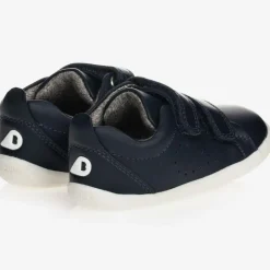 Bobux Step Up First Walkers|First Walkers*Navy Blue Leather Baby Trainers