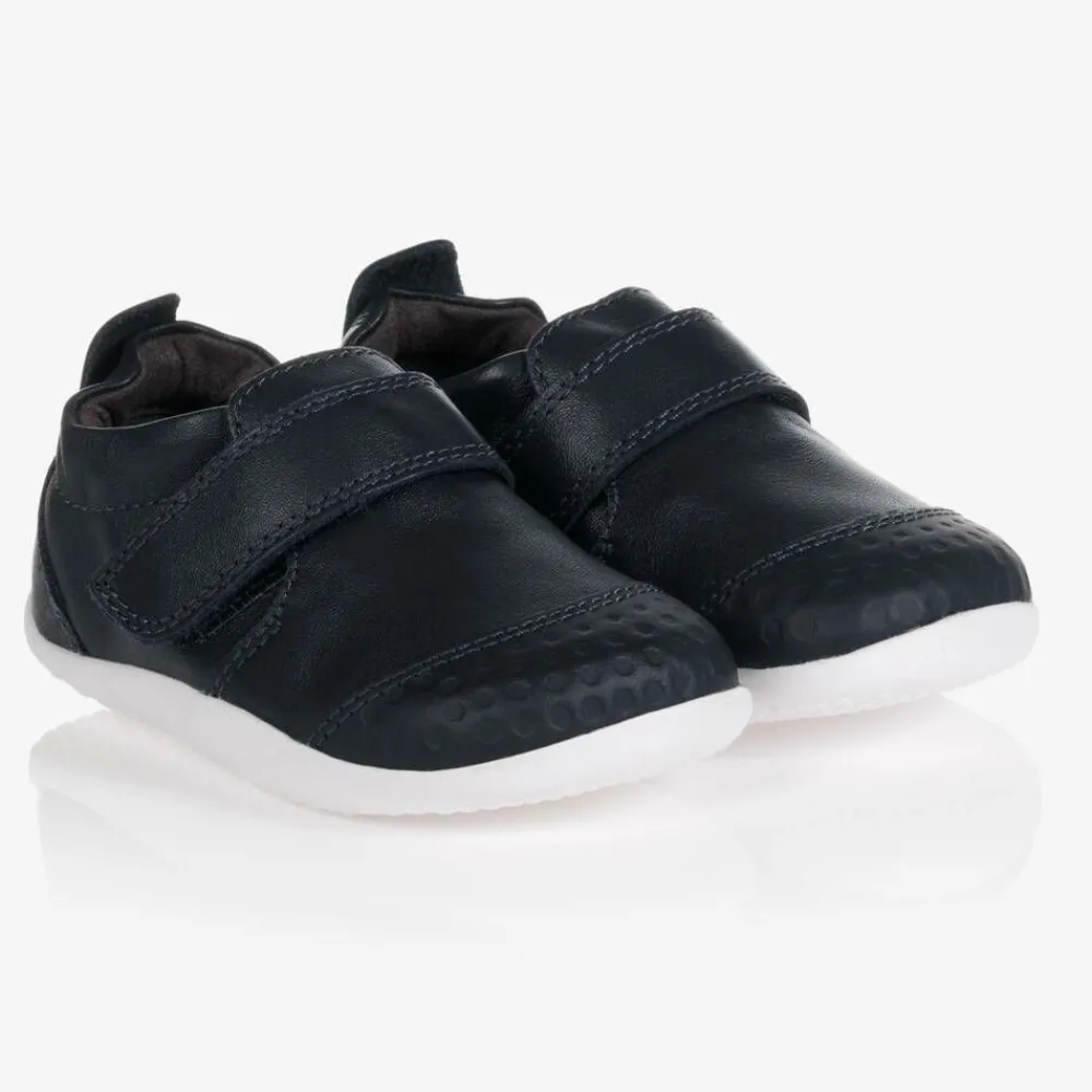 Bobux Xplorer First Walkers|First Walkers*Navy Blue Leather Baby Trainers
