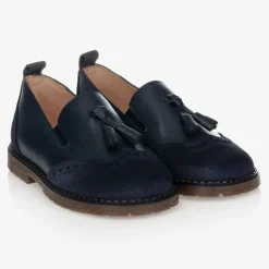 Childrens Classics Loafers & Moccasins|Loafers & Moccasins*Navy Blue Leather Loafers