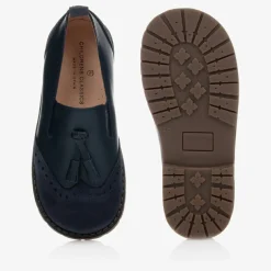 Childrens Classics Loafers & Moccasins|Loafers & Moccasins*Navy Blue Leather Loafers
