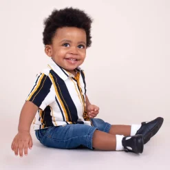 Early Days Traditional Shoes|First Walkers*Navy Blue Leather Shoes