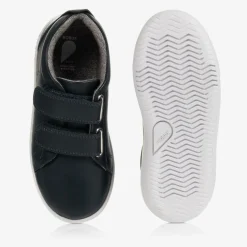 Bobux Kid + Trainers*Navy Blue Leather Trainers