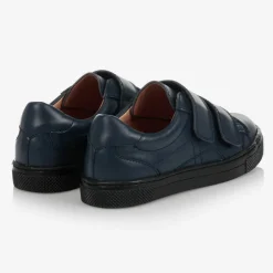 Childrens Classics Trainers|Trainers*Navy Blue Leather Trainers