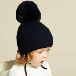 Sätila of Sweden Hats*Navy Blue Park Large Pom-Pom Hat