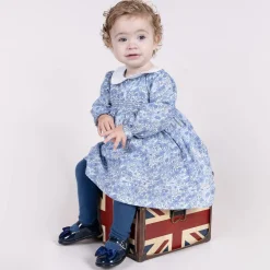 Early Days Traditional Shoes|First Walkers*Navy Blue Patent Bar Shoes