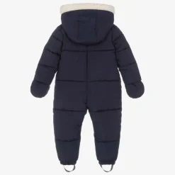 Mitty James Snowwear|Snowwear*Navy Blue Puffer Baby Snowsuit
