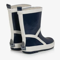 Playshoes Rain Boots|Rain Boots*Navy Blue Reflective Rain Boots