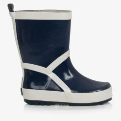 Playshoes Rain Boots|Rain Boots*Navy Blue Reflective Rain Boots