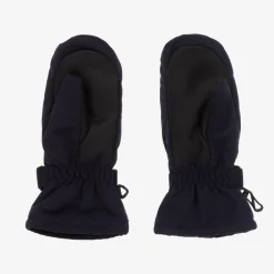 Molo Snowwear|Snowwear*Navy Blue Star Insulated Mittens DarkNight