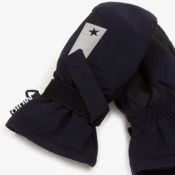 Molo Snowwear|Snowwear*Navy Blue Star Insulated Mittens DarkNight