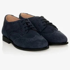 Childrens Classics Brogues|Brogues*Navy Blue Suede Brogue Shoes