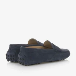 Tods Loafers & Moccasins|Loafers & Moccasins*Navy Blue Suede Leather Moccasins