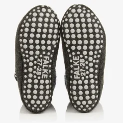 Falke Socks|Socks*Navy Blue Wool Slipper Socks