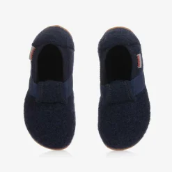 Giesswein Slippers|Slippers*Navy Blue Wool Slippers