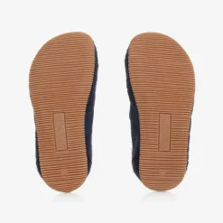 Giesswein Slippers|Slippers*Navy Blue Wool Slippers