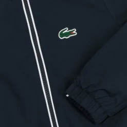 Lacoste Activewear|Tracksuits*Navy Blue Zip-Up Crocodile Tracksuit