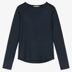 Smalls Merino Tops*Navy Blue ZQ Merino Wool Top