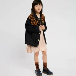 KENZO KIDS Socks|Socks*Orange Leopard Print Socks