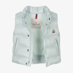 Moncler Enfant Coats & Jackets*Pale Blue Bernard Down Padded Gilet