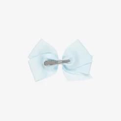 Peach Ribbons Hair Accessories*Pale Blue Bow Hair Clip (12cm)