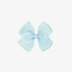 Bowtique London Hair Accessories*Pale Blue Bow Hair Clip (10cm) Bluetopaz