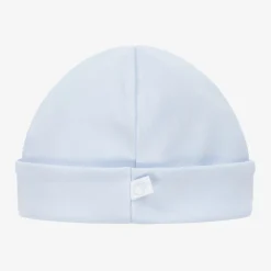 Laranjinha Hats*Pale Blue Cotton Baby Hat