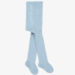 Falke Tights*Pale Blue Cotton Knit Baby Tights