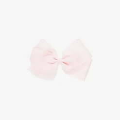 Peach Ribbons Hair Accessories*Pale Pink Bow Hair Clip (12cm)