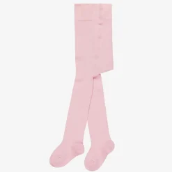 Falke Tights*Pale Pink Cotton Knit Baby Tights