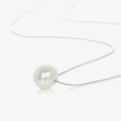 Raw Pearls Jewellery|Gifts*Pearl & Silver Necklace (45cm)