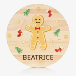 Treat Republic Gifts|Nursery Accessories*Personalised Christmas Gingerbread Wooden Stool