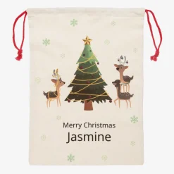 Treat Republic Gifts|Nursery Accessories*Personalised Reindeer Christmas Sack (64cm)