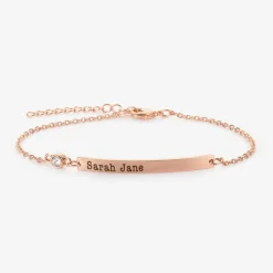 Treat Republic Jewellery*Personalised Rose Gold Swarovski Bracelet (21cm)
