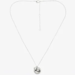 Treat Republic Jewellery|Gifts*Personalised Silver Plated Butterfly Necklace (47cm)