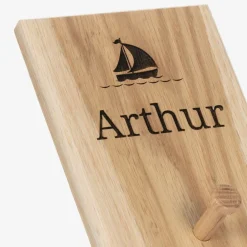Treat Republic Gifts|Nursery Accessories*Personalised Wooden Ship Peg Hook (18cm)
