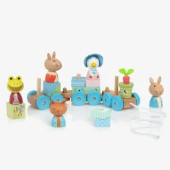 Orange Tree Toys Toys|Toys*Peter Rabbit Wooden Puzzle Train Toy (29cm)